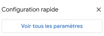 voir tous les paremètres
