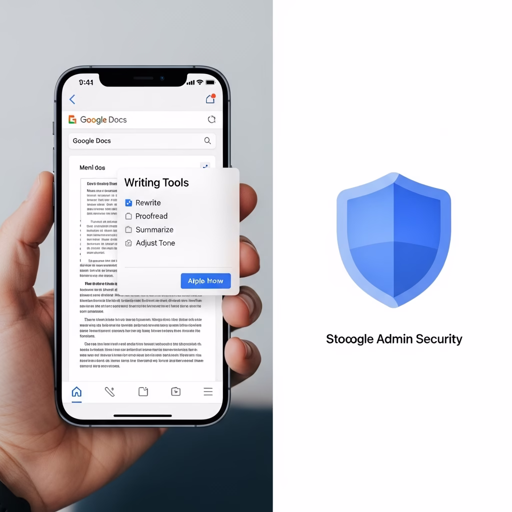 Apple Intelligence et Google Workspace : gardez le contrôle sur vos données iOS