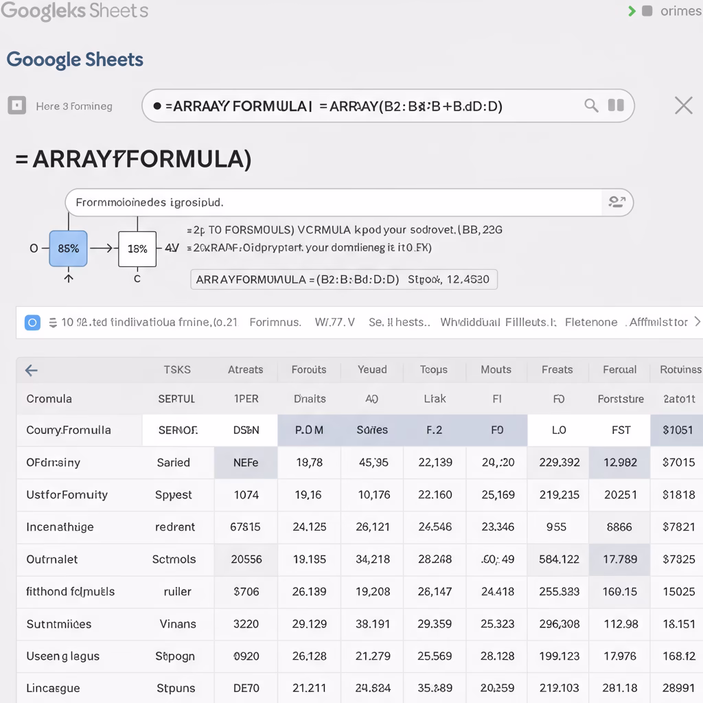 Arrêtez de recopier vos formules : la fonction ArrayFormula de Google Sheets va vous faire gagner un temps fou