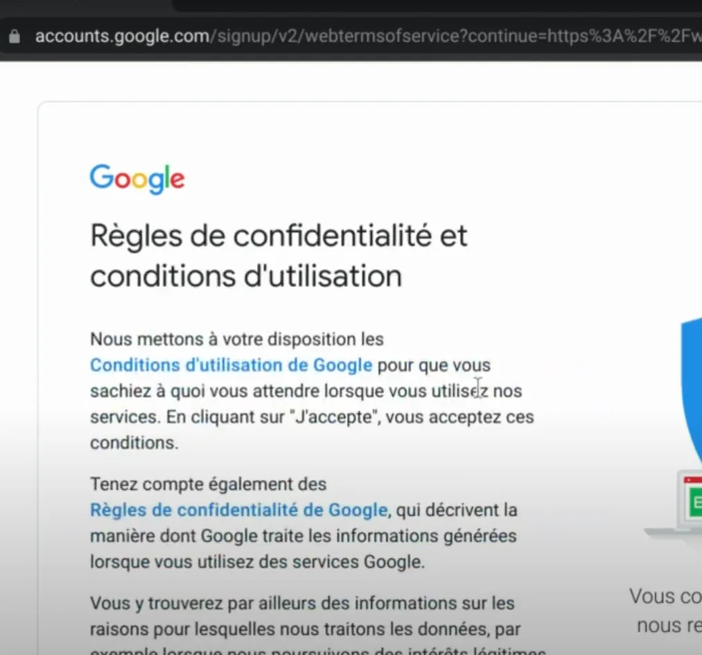 conditions d’utilisation