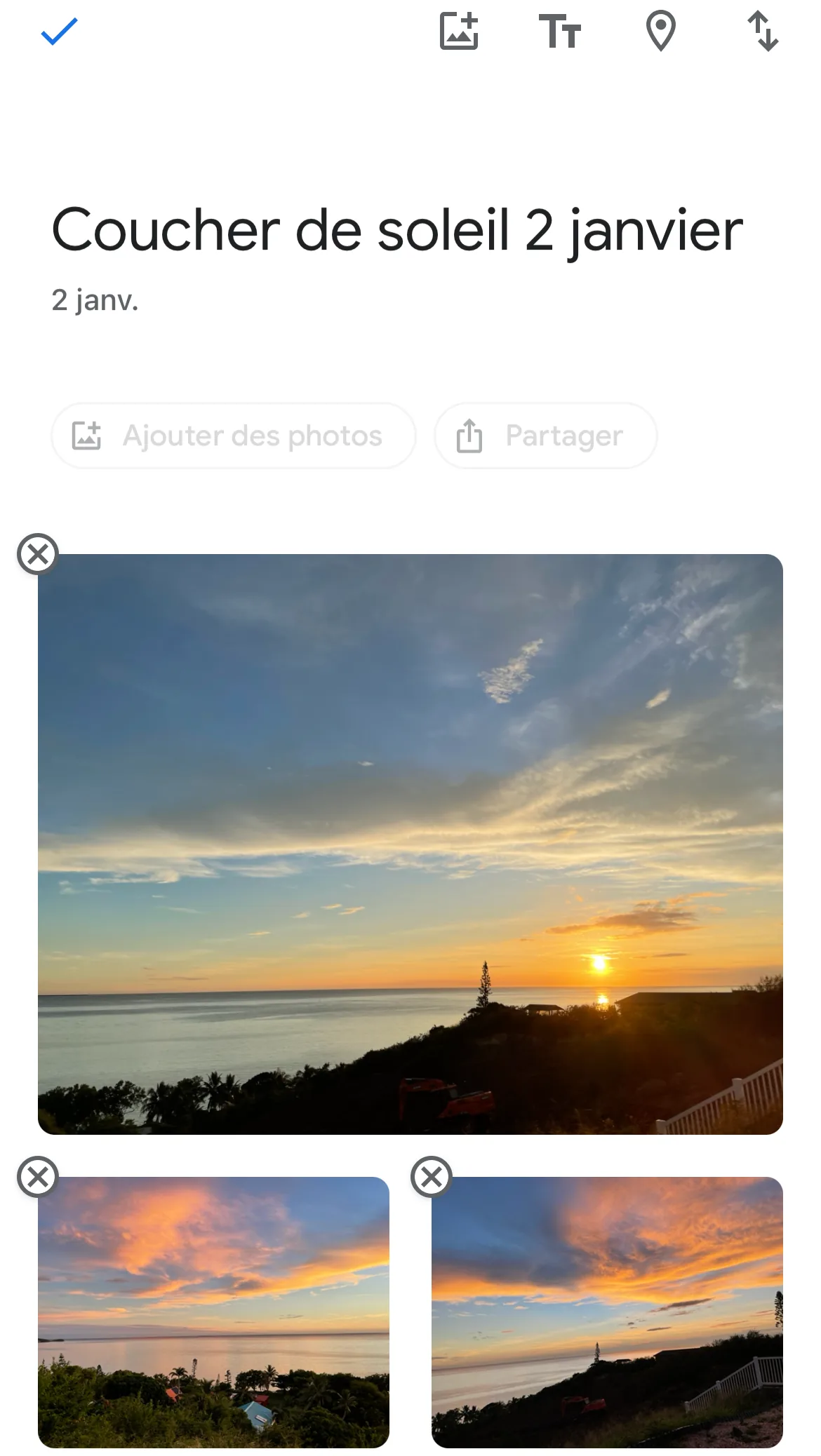 album de coucher de soleil
