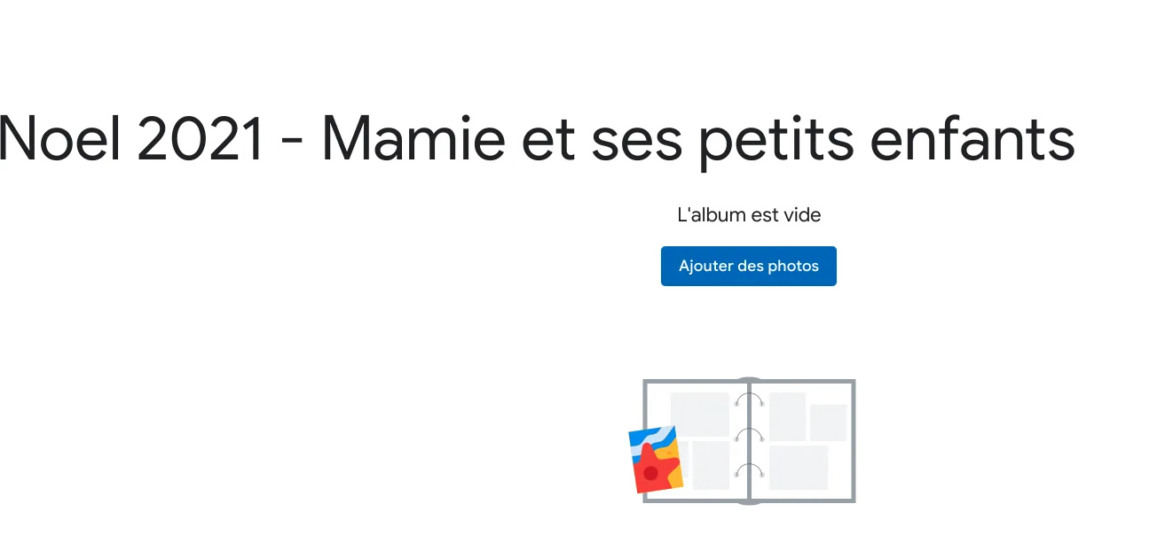 partage d’album