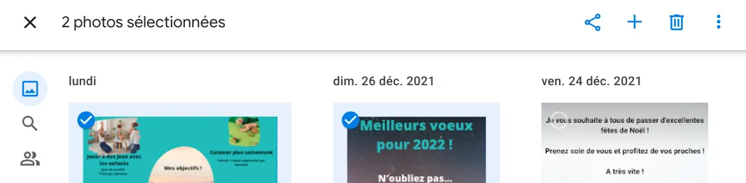 selection multiple ordinateur