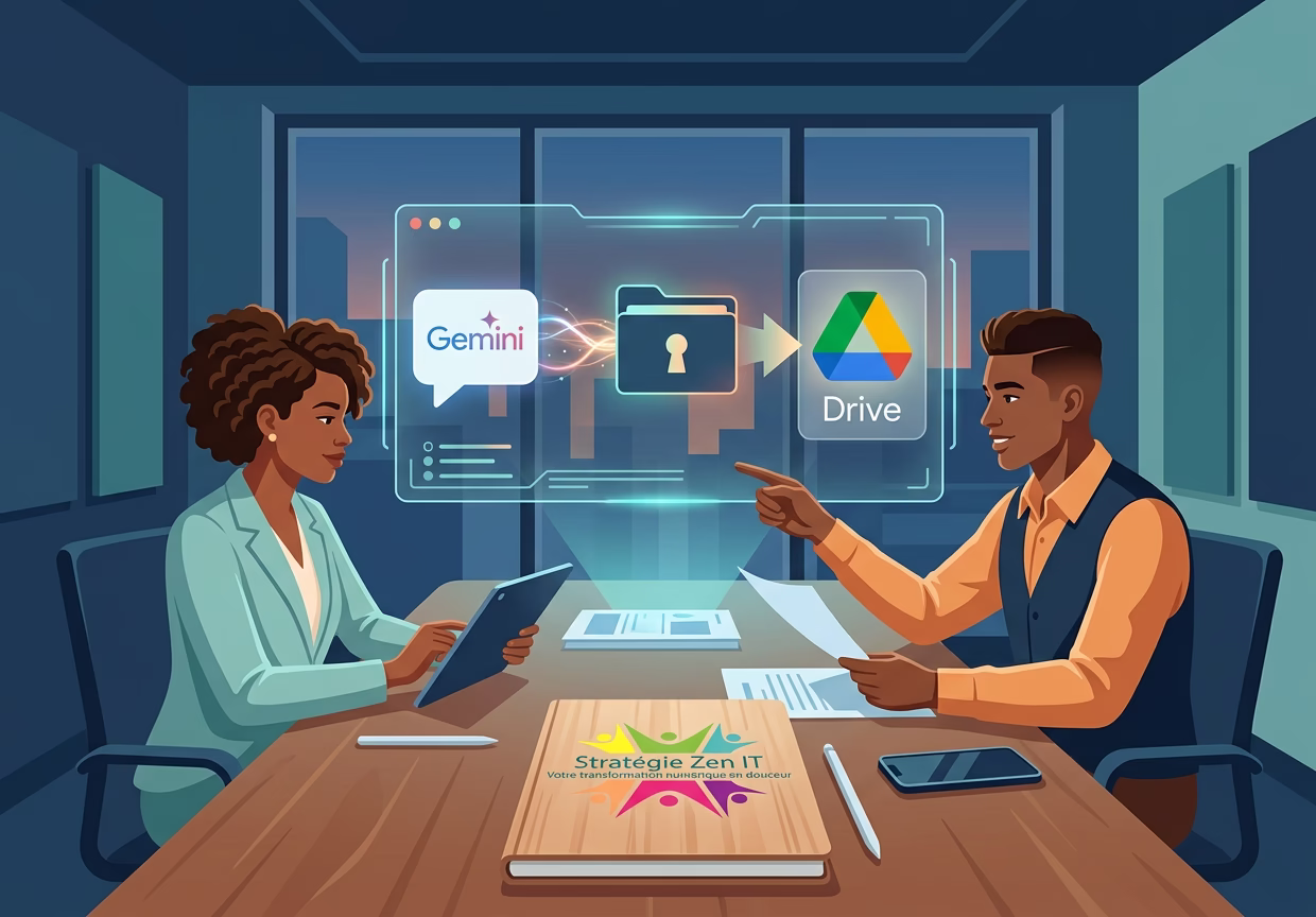 Comment partager vos conversations et créations Gemini en toute sécurité grâce à Google Drive