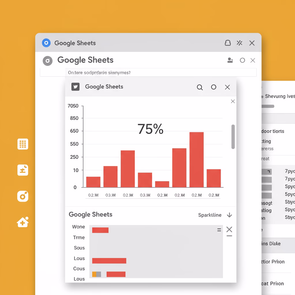 Créez des graphiques spectaculaires dans vos cellules Google Sheets avec Sparkline