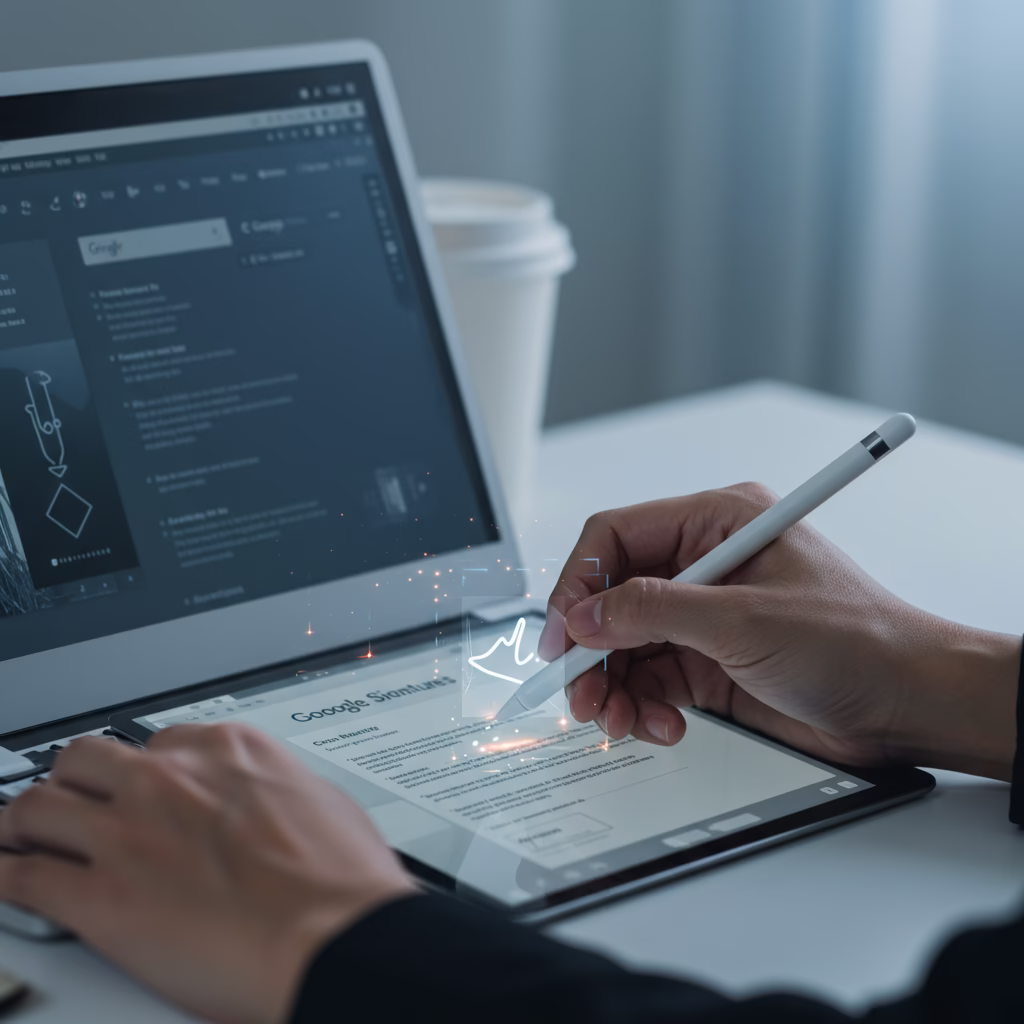 Dites adieu aux impressions : signez électroniquement vos documents avec Google Docs