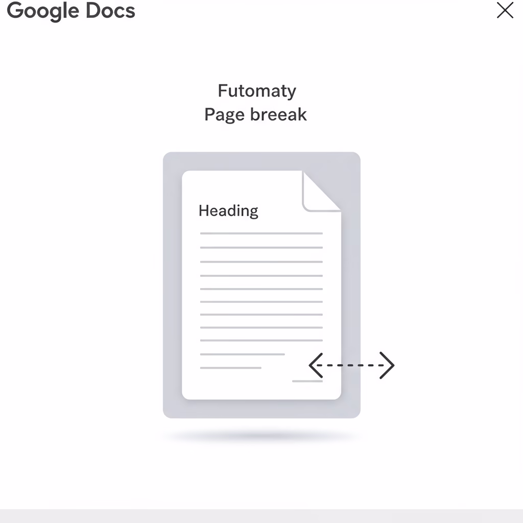Fini les documents désordonnés : la technique des sauts de page automatiques dans Google Docs