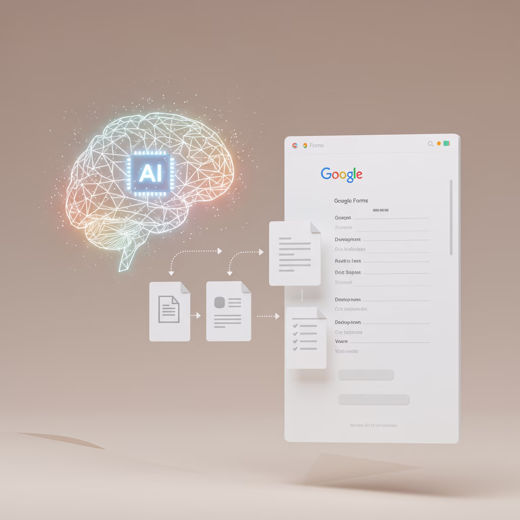 Gagnez un temps précieux : la nouvelle façon de créer vos formulaires Google avec Gemini