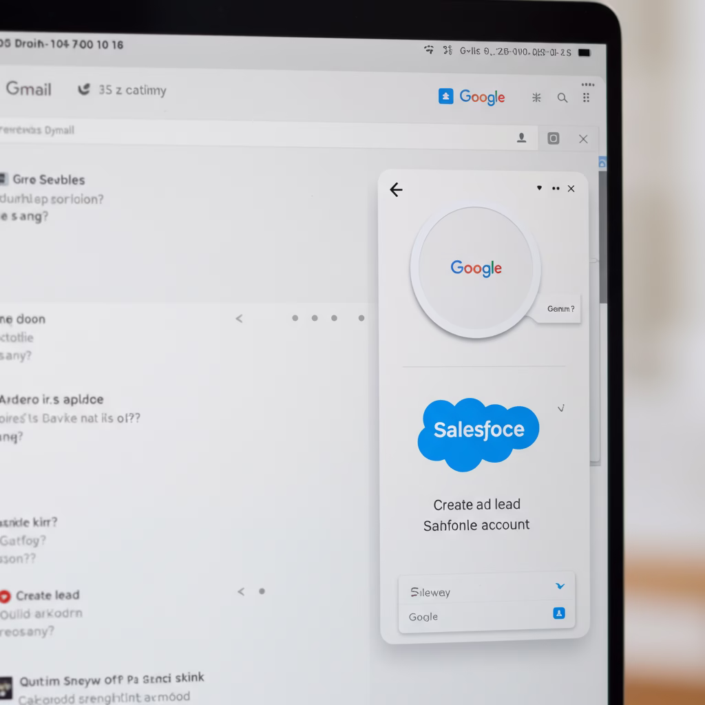 Gmail et Salesforce enfin unis : les nouveautés Google Workspace qui vont booster votre CRM