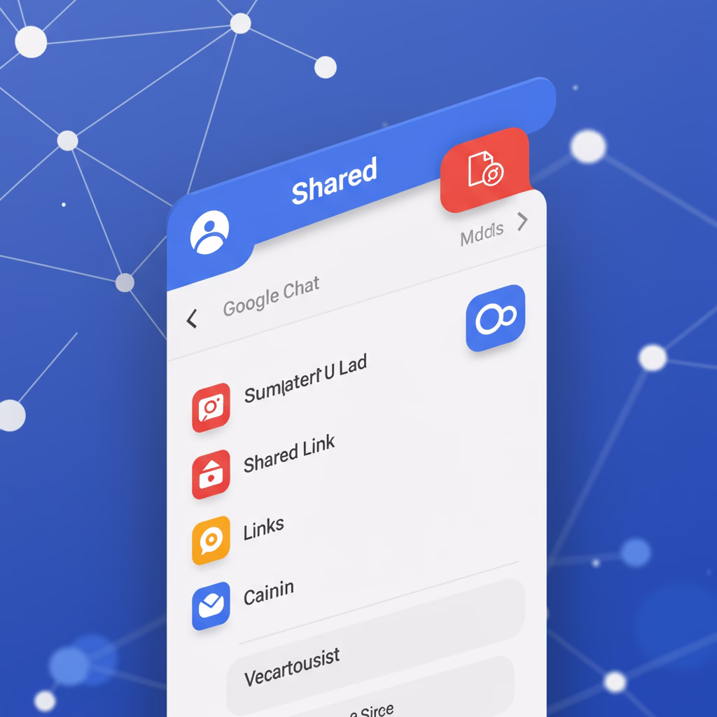 Google Chat : l'onglet Partagés débarque en messages privés et de groupe !