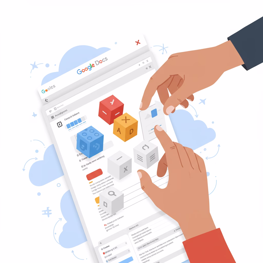 Google Docs : la fin des tâches répétitives grâce aux blocs personnalisés ?