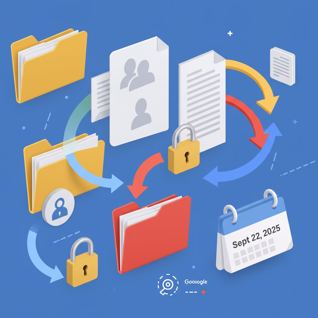 Google Drive : la gestion de vos accès partagés révolutionnée dès septembre 2025