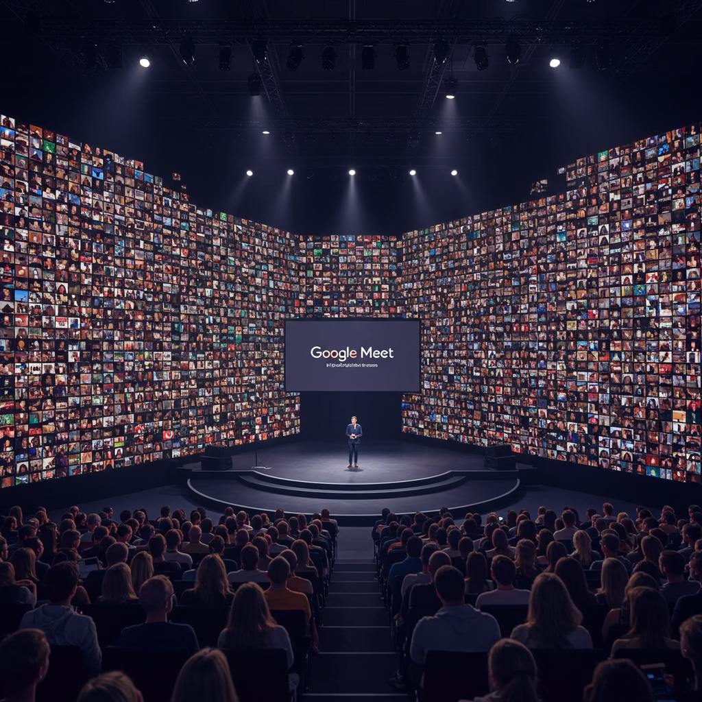 Google Meet : diffusez vos événements devant 100 000 personnes sans aucun lag, c'est désormais possible !