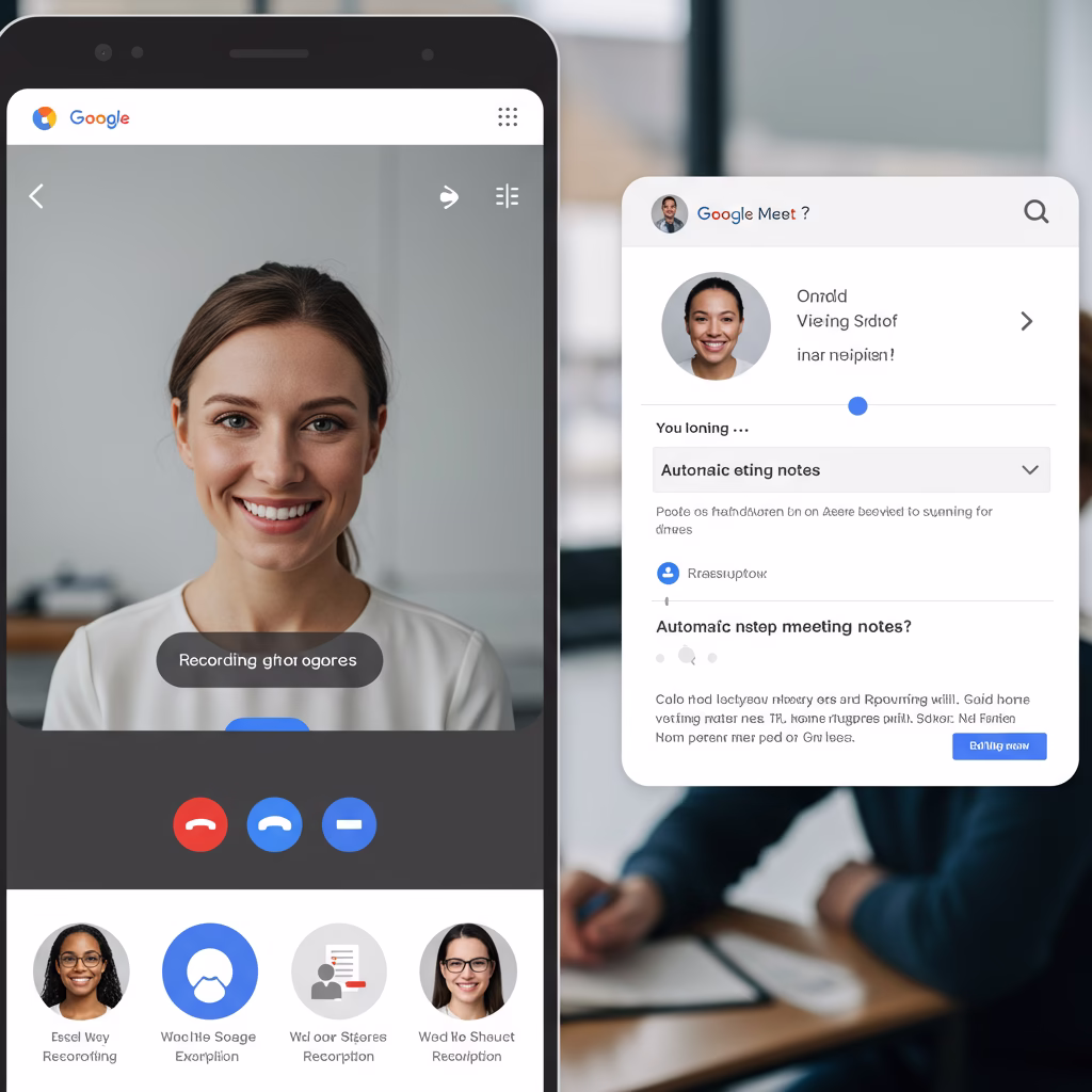 Google Meet : l'astuce qui va transformer vos réunions (notes et enregistrement automatique)