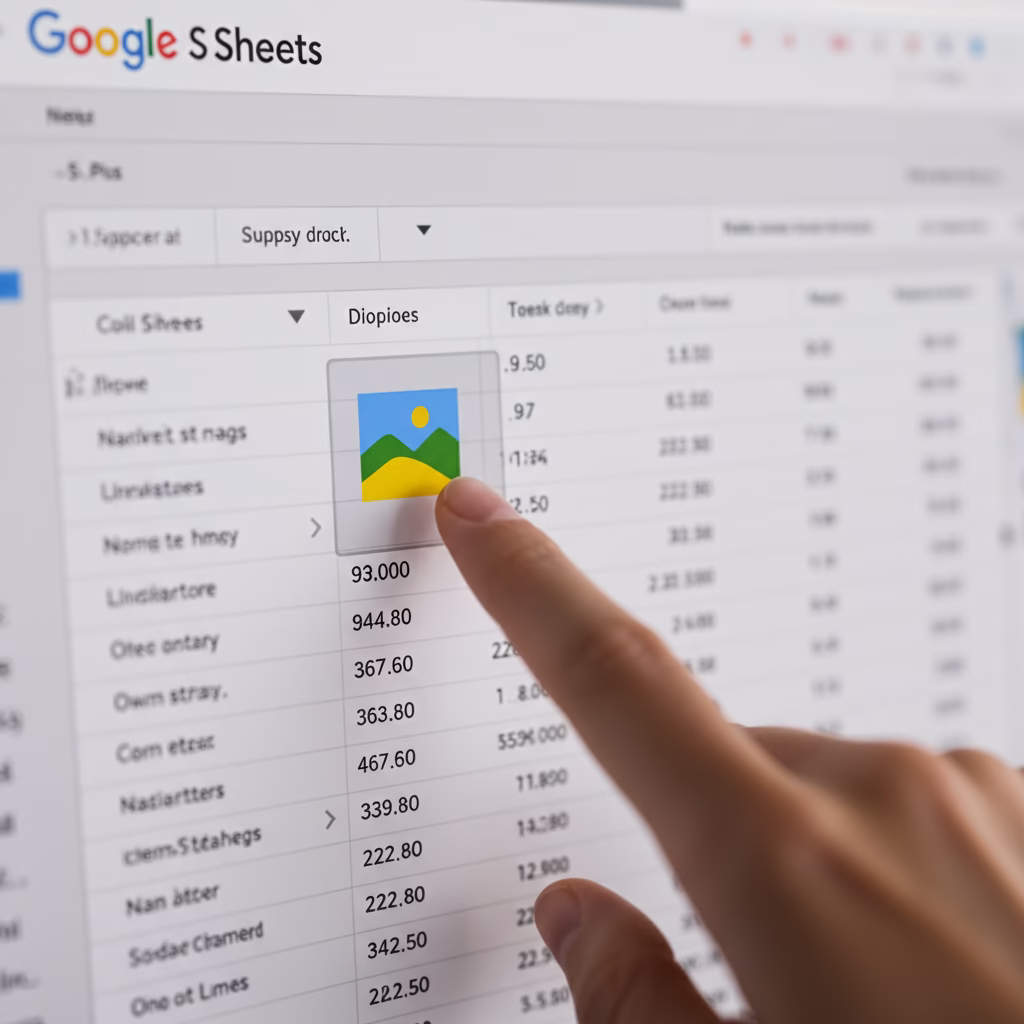 Google Sheets : le secret pour insérer des images directement dans vos cellules