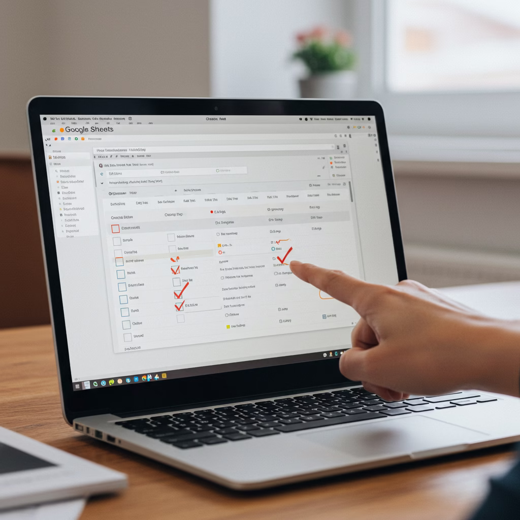 Google Sheets : maîtrisez les cases à cocher pour une saisie de données impeccable