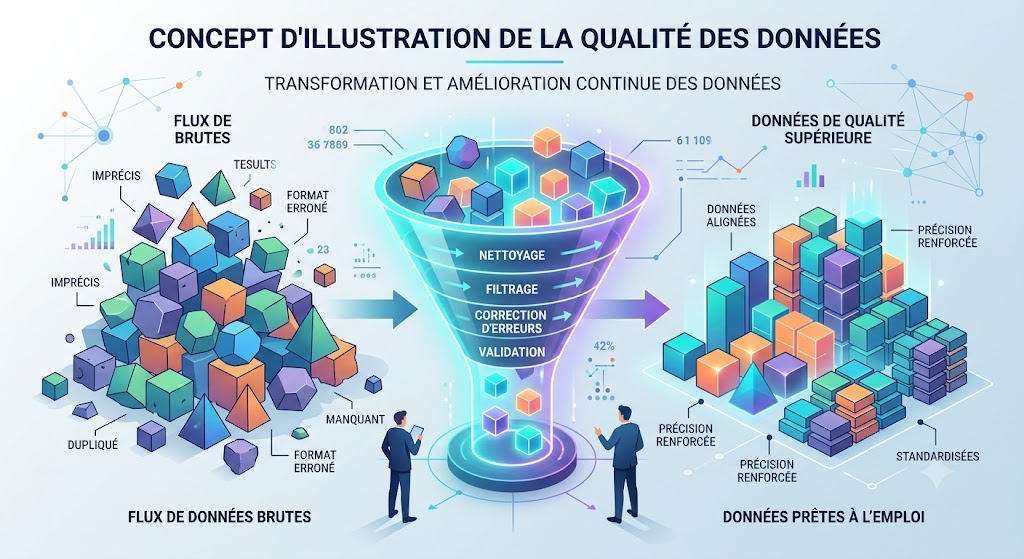 Les critères de la qualité des données en entreprise
