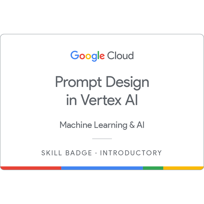 Prompt Design in Vertex Ai Skill
