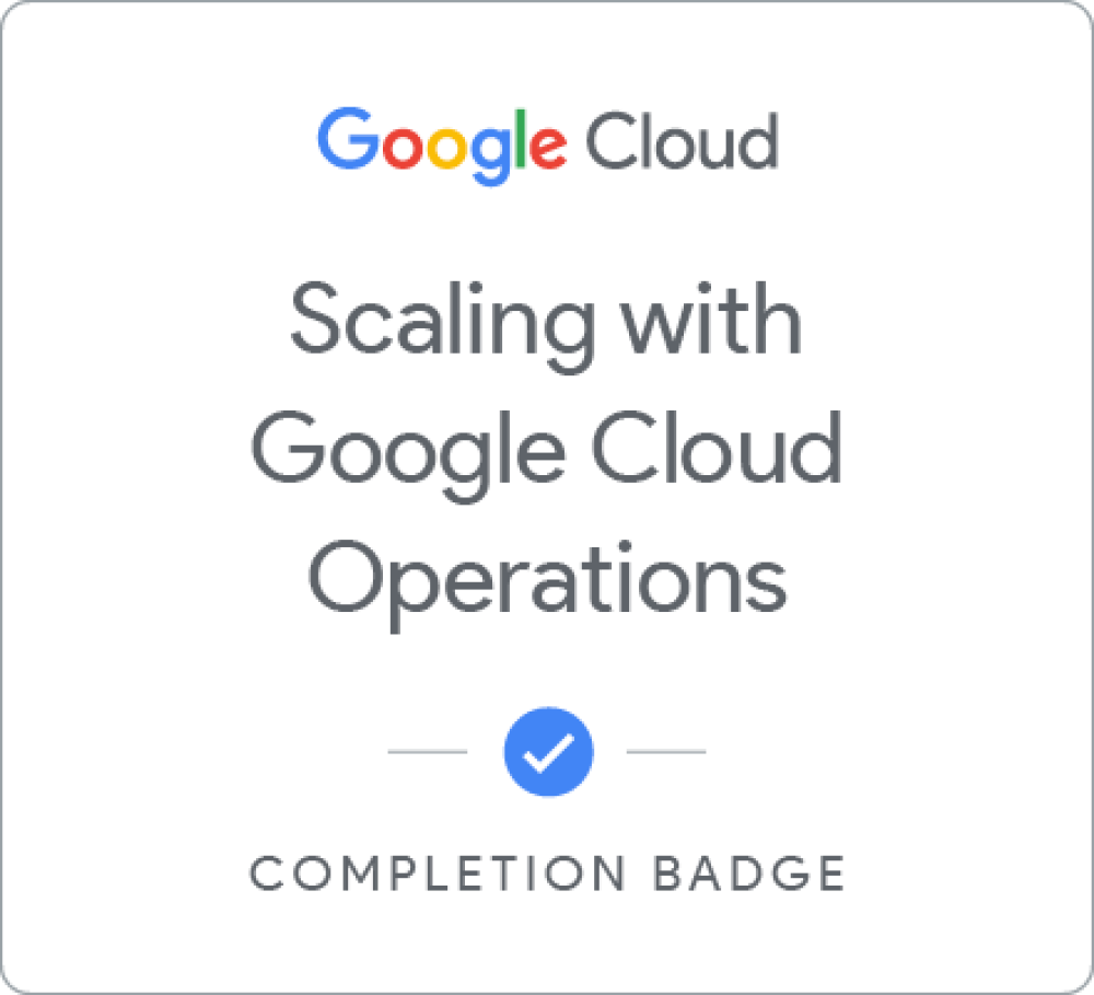 Scaling Avec La Suite Google Cloud Operations