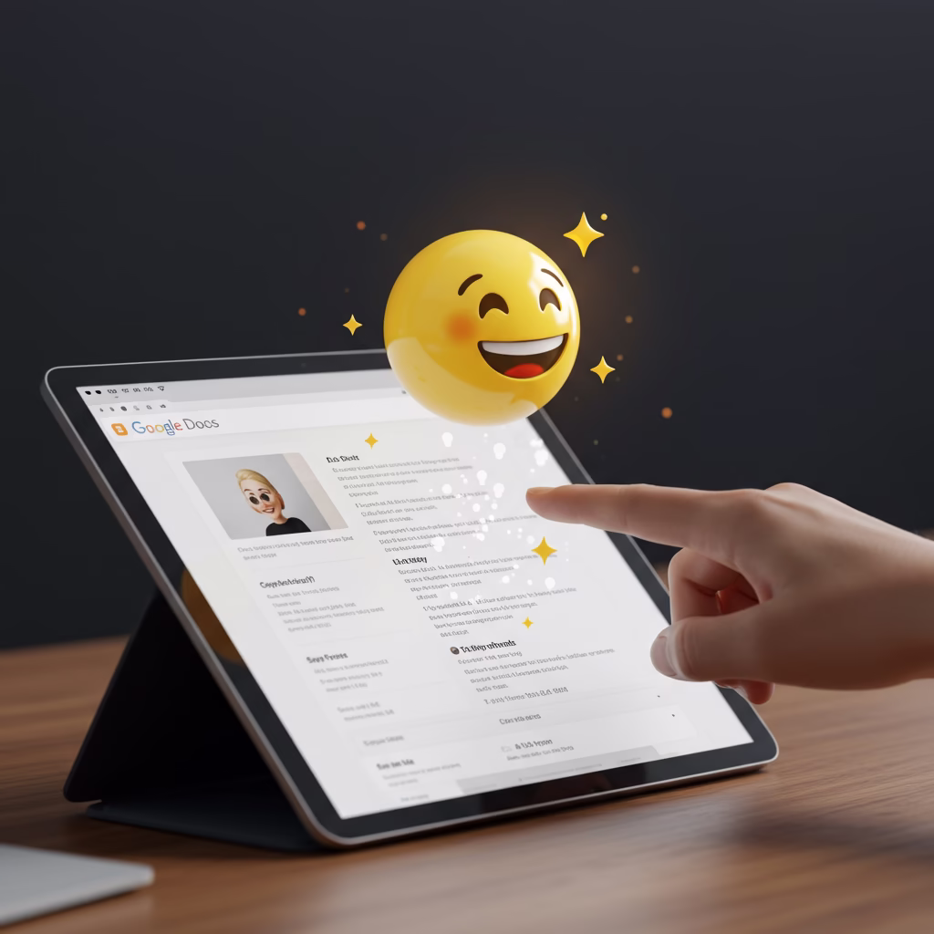 Insérer des emojis dans Google Docs : découvrez l'astuce ultra-simple
