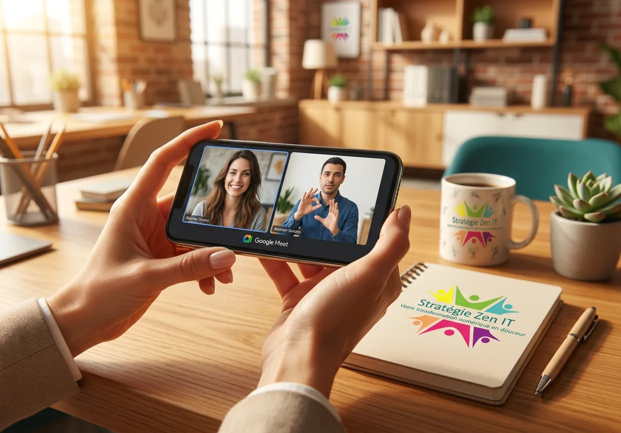 L'association de tuiles vidéo arrive sur Google Meet mobile pour une meilleure accessibilité