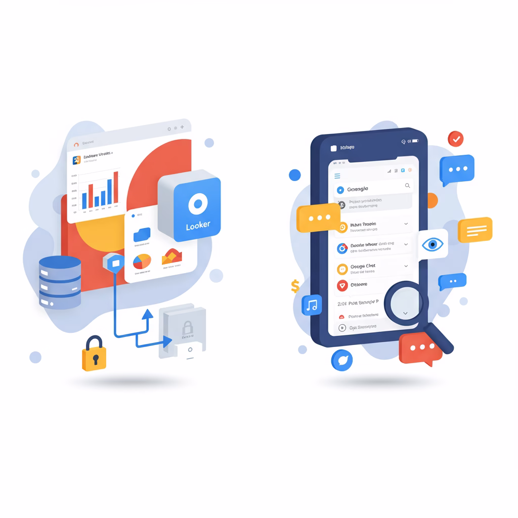 Le double coup de maître de Google Workspace : fluidifiez l'analyse Looker et maîtrisez vos apps Chat
