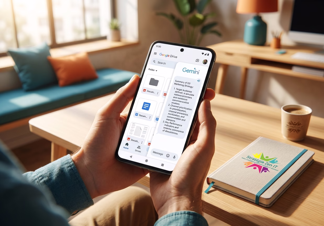 L'intelligence artificielle Ask Gemini arrive dans votre application mobile Google Drive