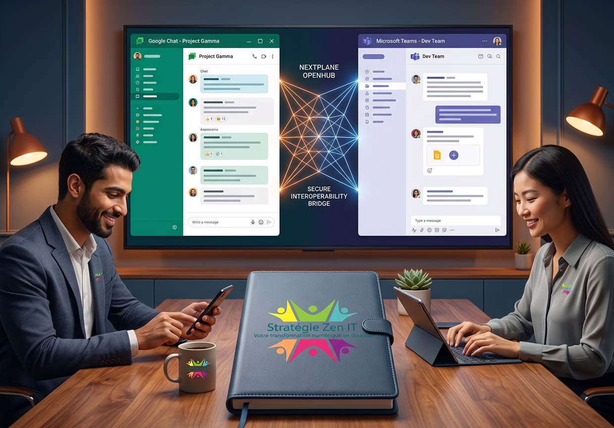 L'interopérabilité externe entre Google Chat et Microsoft Teams est enfin disponible via NextPlane OpenHub