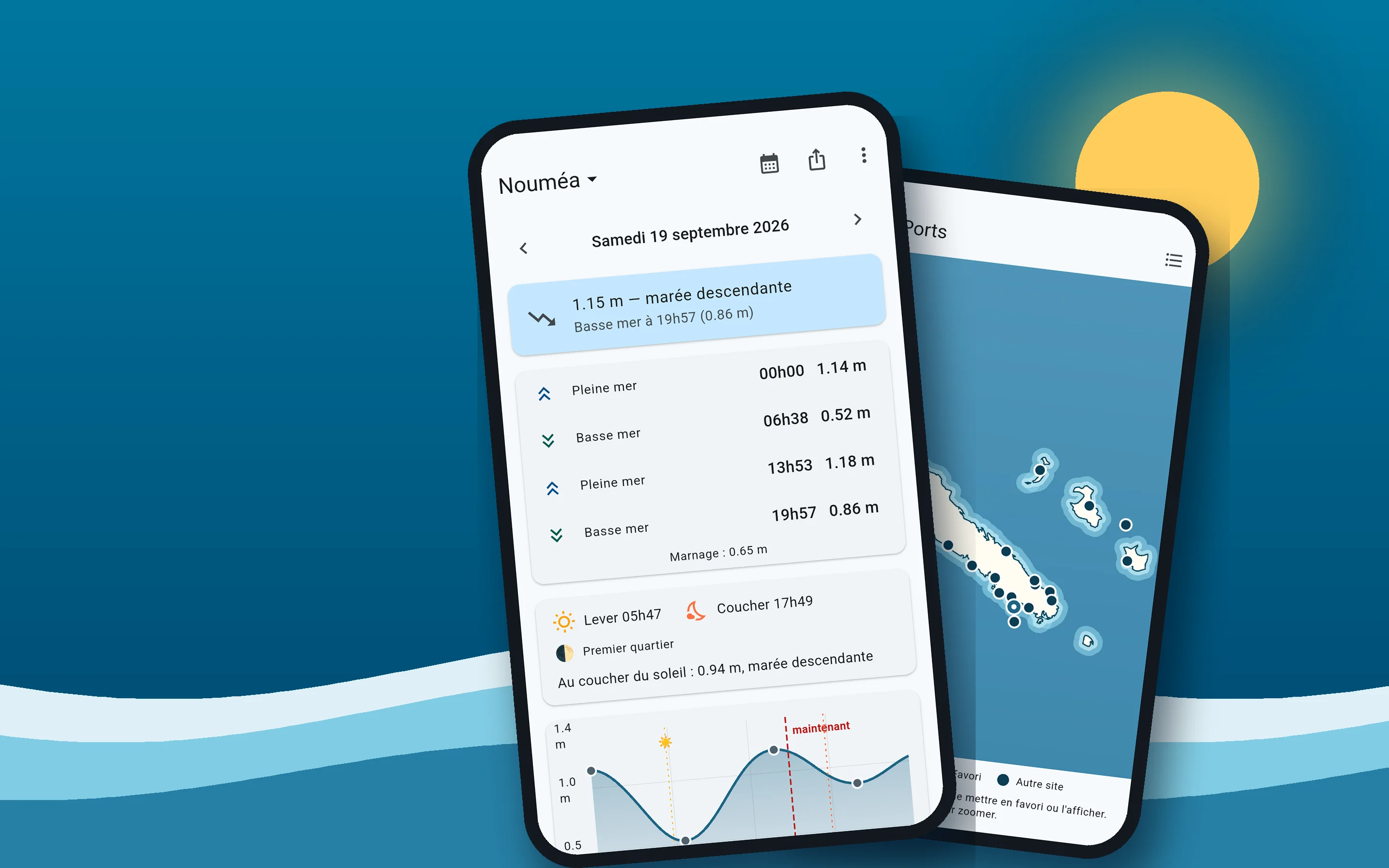 Marées Nouvelle-Calédonie est sur l'App Store, et la version 1.1 arrive avec vos idées