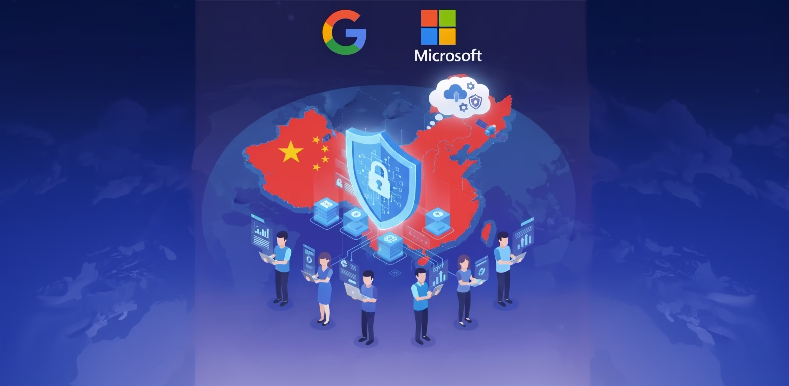 Microsoft : ce qu'ils donnent à la Chine et comment Google a dit NON