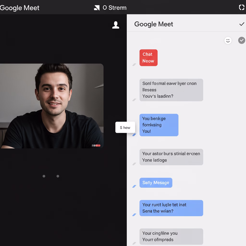 Ne ratez plus un seul message : le chat Meet débarque dans vos diffusions en direct !