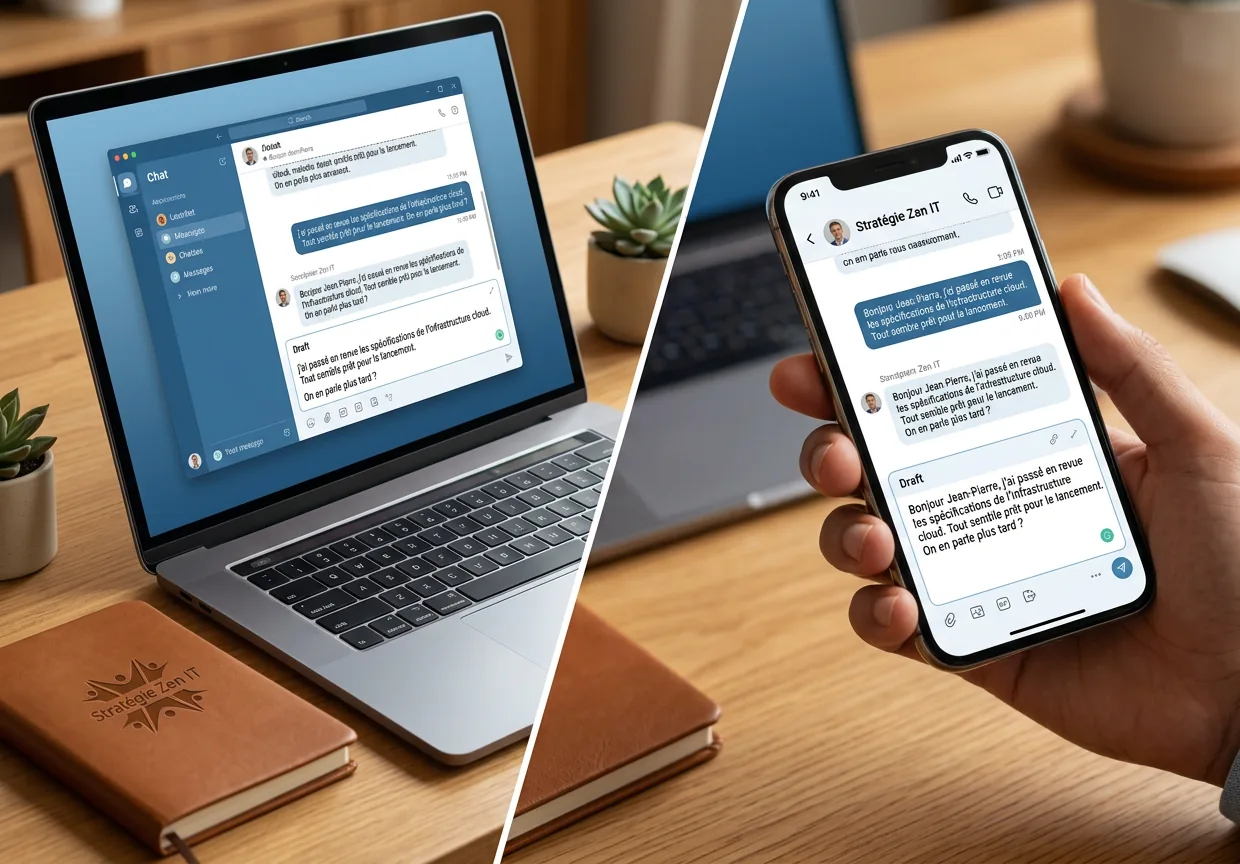 Retrouvez vos brouillons Google Chat sur tous vos appareils grâce à la synchronisation automatique