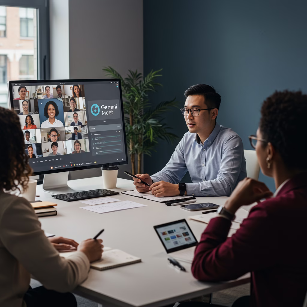 Réunions Google Meet : l'IA Gemini transforme votre productivité (ne perdez plus un instant !)