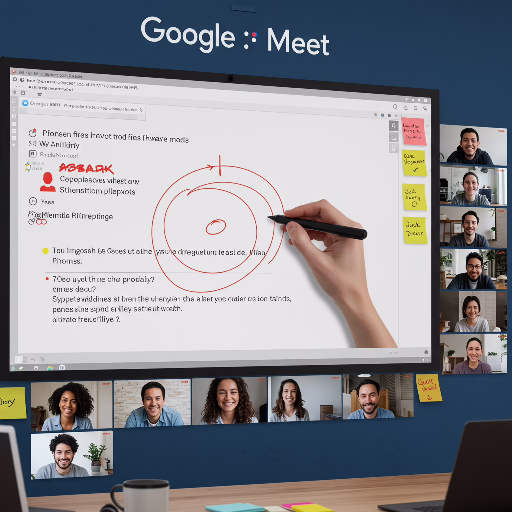 Révolutionnez vos réunions : Les annotations débarquent dans Google Meet et bien plus encore !