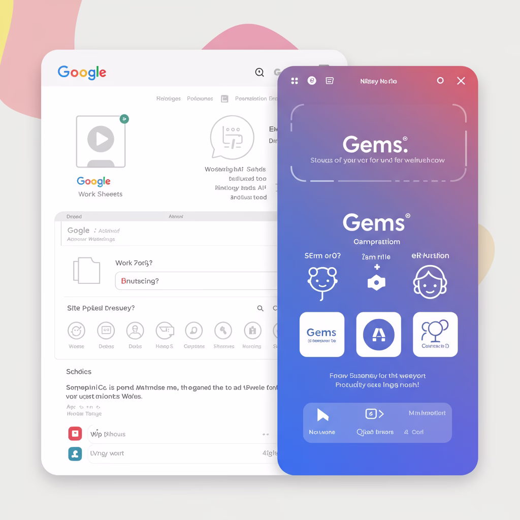 Révolutionnez votre quotidien avec l'IA : les Gems de Gemini s'invitent partout dans Google Workspace !