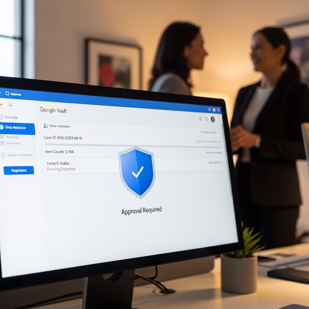Sécurité de vos données : pourquoi activer la double approbation sur Google Vault ?