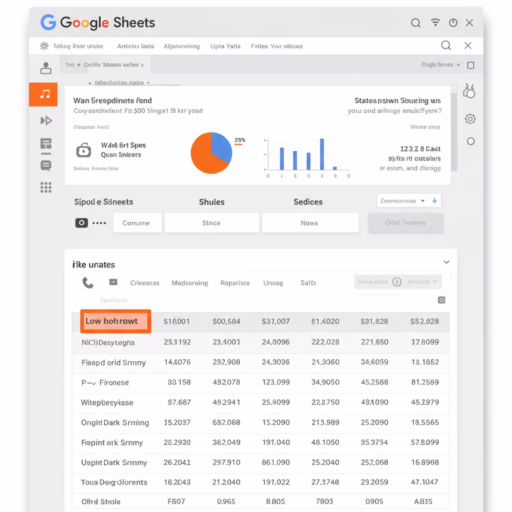 Sublimez vos données : colorer une ligne entière dans Google Sheets