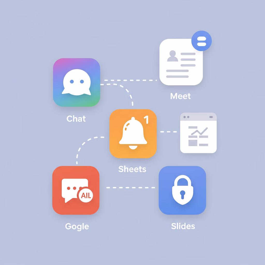 Travaillez plus vite avec Google Workspace : les nouveautés qui transforment Sheets, Chat et Meet