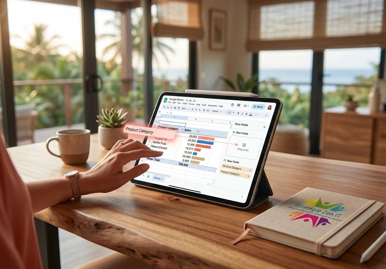 Trier et réorganiser manuellement vos tableaux croisés dynamiques dans Google Sheets