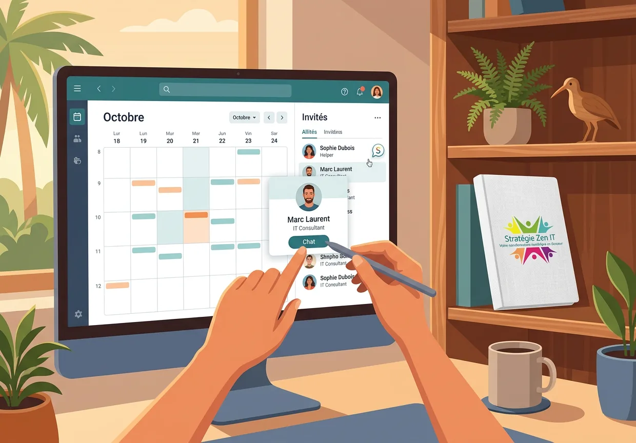 Une nouvelle icône dans Google Agenda pour identifier les délégués de calendrier