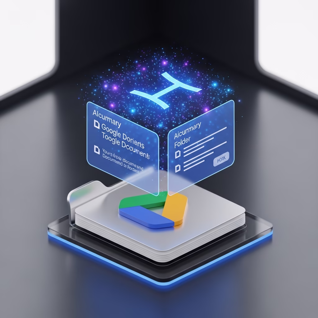 Vos dossiers Google Drive deviennent intelligents : l'arrivée de Gemini change la donne
