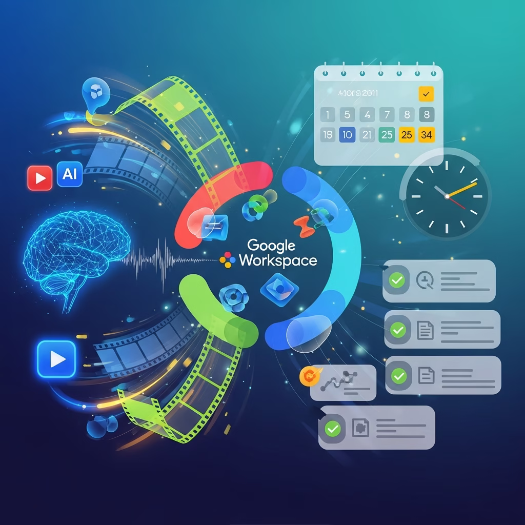 Vos images se transforment en vidéo avec Google Vids et votre agenda devient un allié précieux du temps !