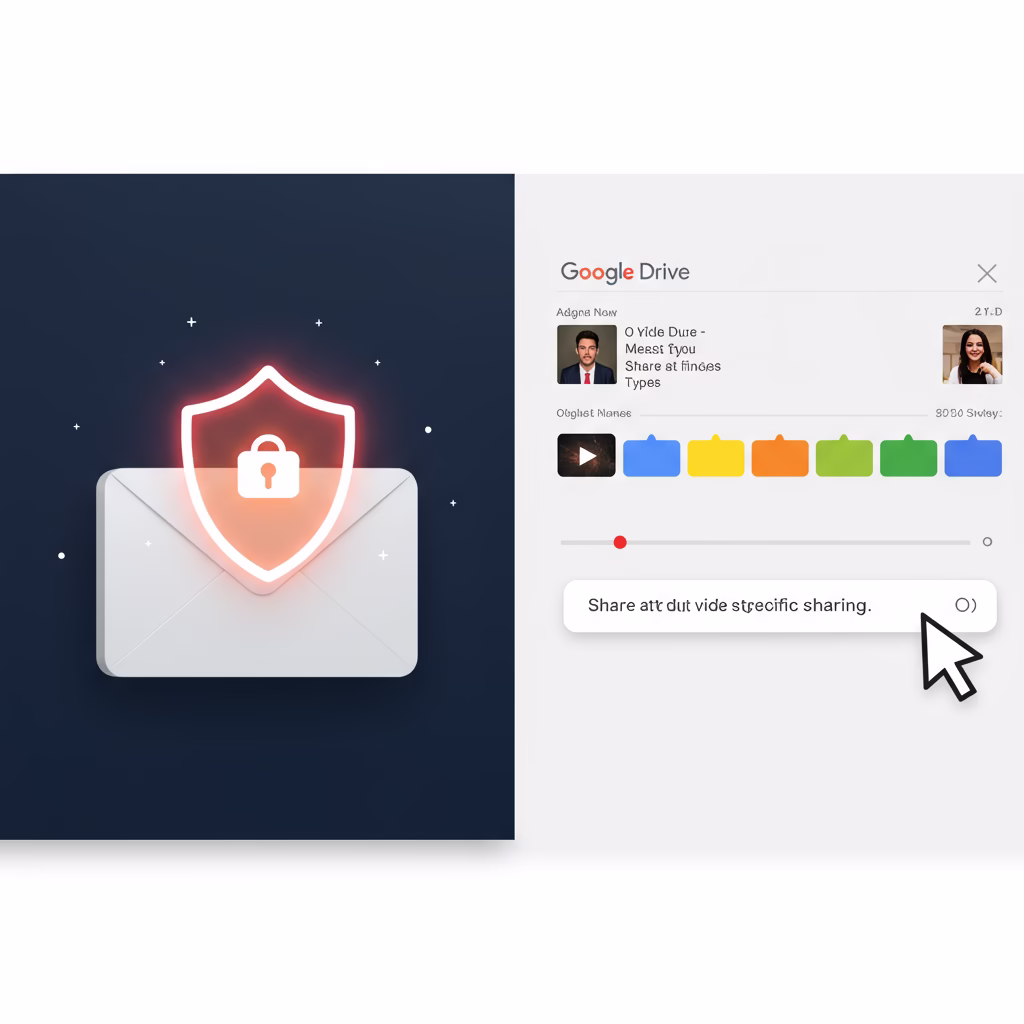 Votre Gmail est-il vraiment à l'abri des cyberattaques ? Et comment partager vos vidéos Drive avec une précision chirurgicale ?