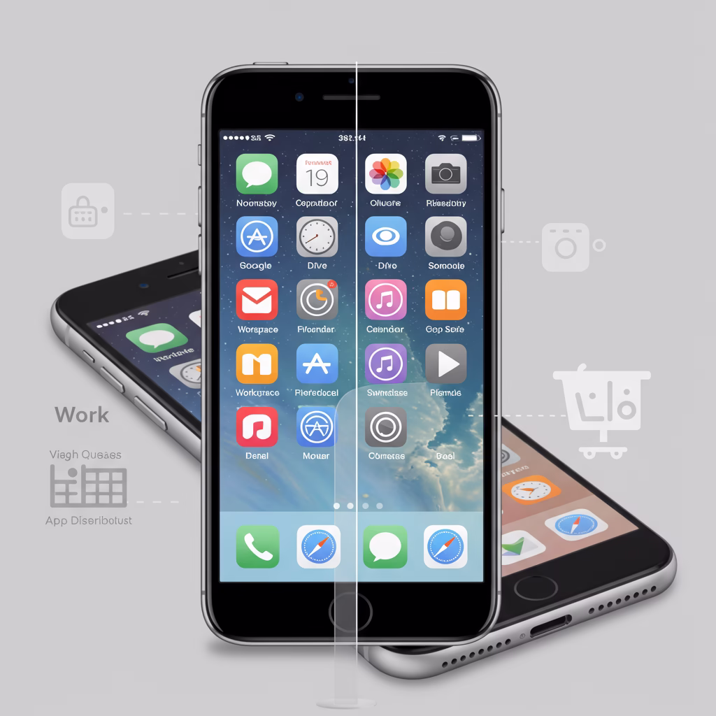 Votre iPhone pro et perso : enfin une séparation claire avec Google Workspace