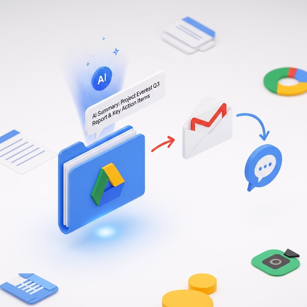Votre productivité boostée par l'IA : Drive, Gmail et Classroom font peau neuve