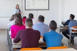 salle de classe, lycée